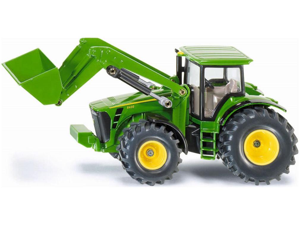 John Deere Tractor W/Front Loader 1:50 Scale Siku-Siku-Diecast Model Centre