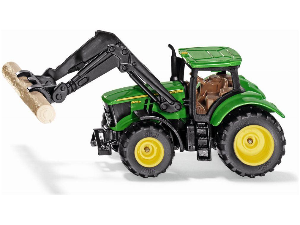 John Deere Tractor W/Log Grabber 1:87 Scale Siku-Siku-Diecast Model Centre