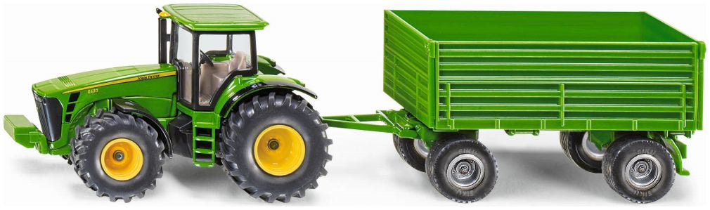 John Deere Tractor With Trailer 1:50 Scale Siku-Siku-Diecast Model Centre
