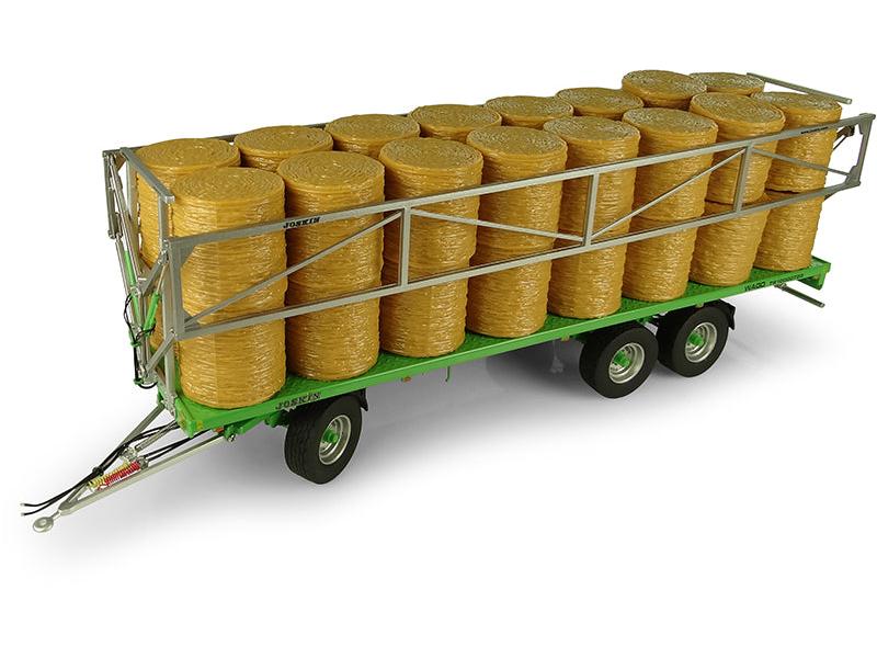 Joskin WAGO TR10000 T20 Hay Trailer with 32 Bales 1:32 Scale Universal Hobbies Diecast Model-Universal Hobbies-Diecast Model Centre