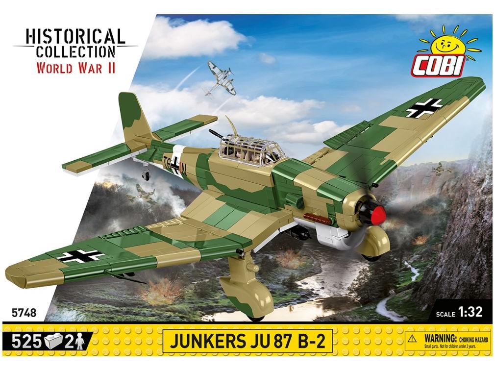 Junkers JU-87 G/D Tank Buster WWII (521 pcs) Cobi Brick Build Kit-Cobi-Diecast Model Centre
