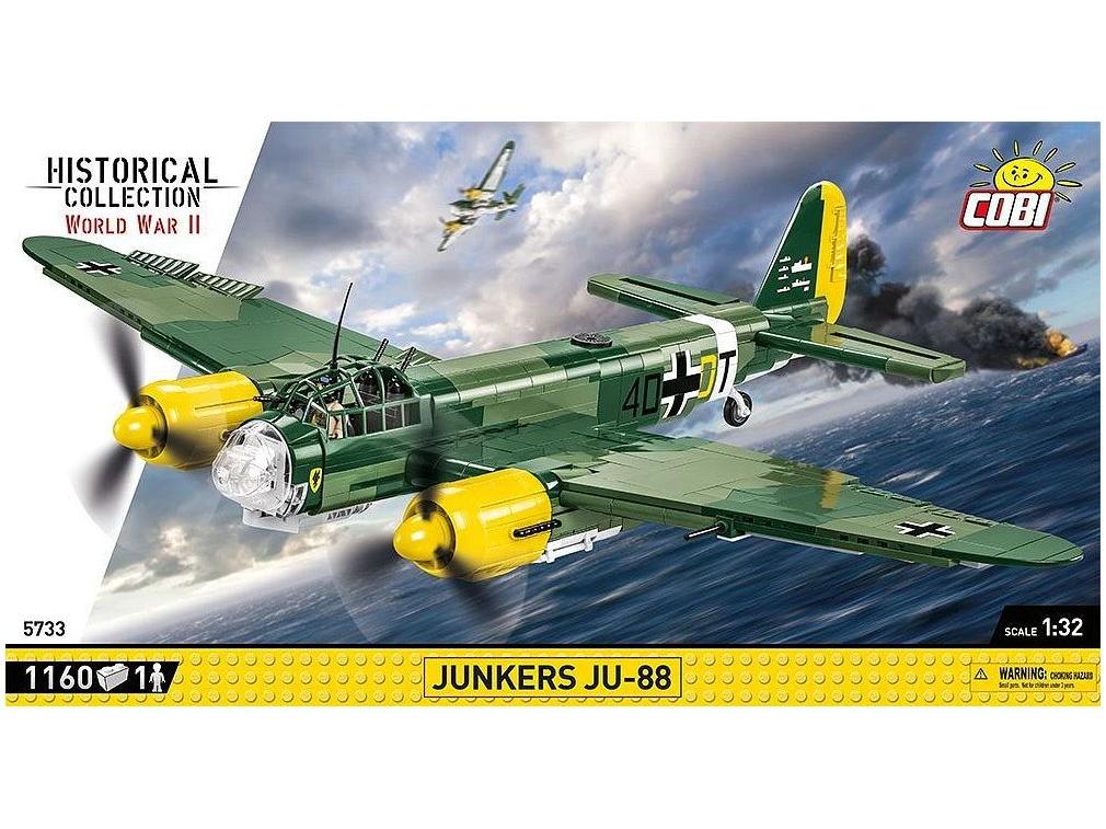Junkers JU-88 WWII (1160 pcs) Cobi Brick Build Kit-Cobi-Diecast Model Centre