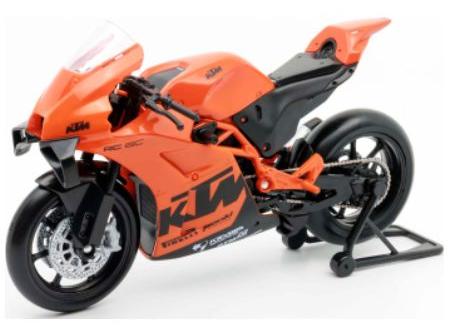 KTM RC 8C Orange 1:12 Scale Welly Diecast Model Motorcycle-Welly-Diecast Model Centre