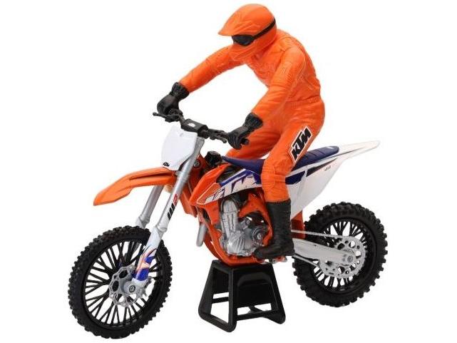 KTM SX450F + Rider 1:12 Scale NewRay Diecast Model Motorcycle-NewRay-Diecast Model Centre
