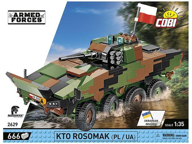 KTO Rosomak 2 in 1 PL/Armed Forces (654 pcs) Cobi Brick Build Kit-Cobi-Diecast Model Centre