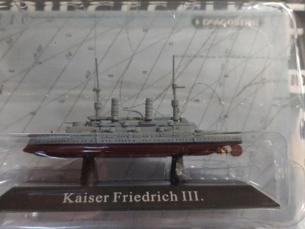 Kaiser Friedrich III 1:1250 Scale Unbranded Diecast Model-Unbranded-Diecast Model Centre