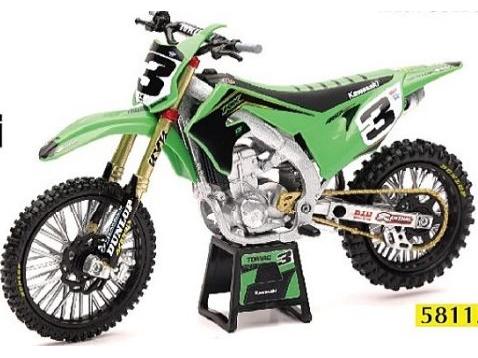 Kawasaki KX450F 2019 Team Eli Tomac 1:12 Scale NewRay Diecast Model Motorcycle-NewRay-Diecast Model Centre