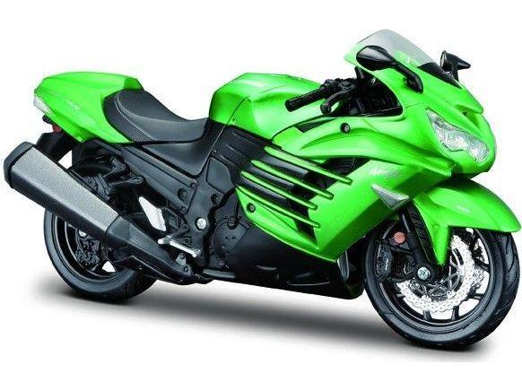 Kawasaki Ninja Zx-14R ?Metal Kit` Green 1:12 Scale Maisto-Maisto-Diecast Model Centre