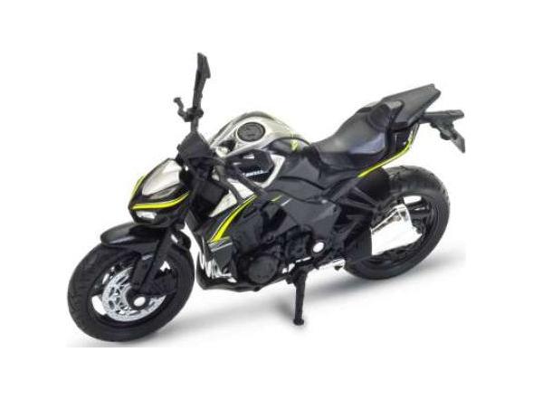 Kawasaki Z1000R 2017 black - 1:18 Scale Diecast Model Motorcycle-Welly-Diecast Model Centre