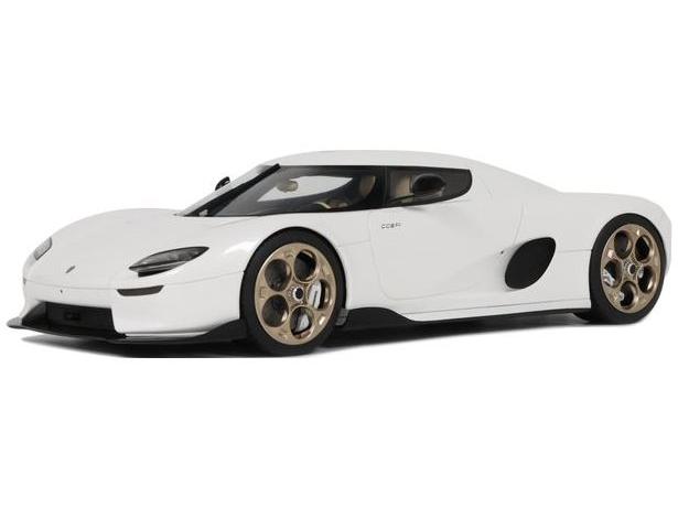 Koenigsegg CC850 Crystal White 2024 1:18 Scale GT Spirit Resin Model Car-GT Spirit-Diecast Model Centre