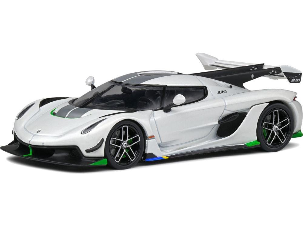 Koenigsegg Jesko 2021 White 1:43 Scale Solido Diecast Model-Solido-Diecast Model Centre