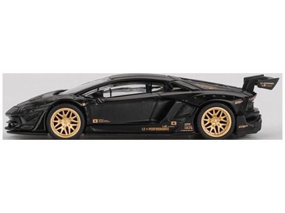 LB Works Lamborghini Aventador Limited Edition Matt Black (LHD) Blister Pack 1:64 Scale MINI GT Diecast Model Car-MINI GT-Diecast Model Centre
