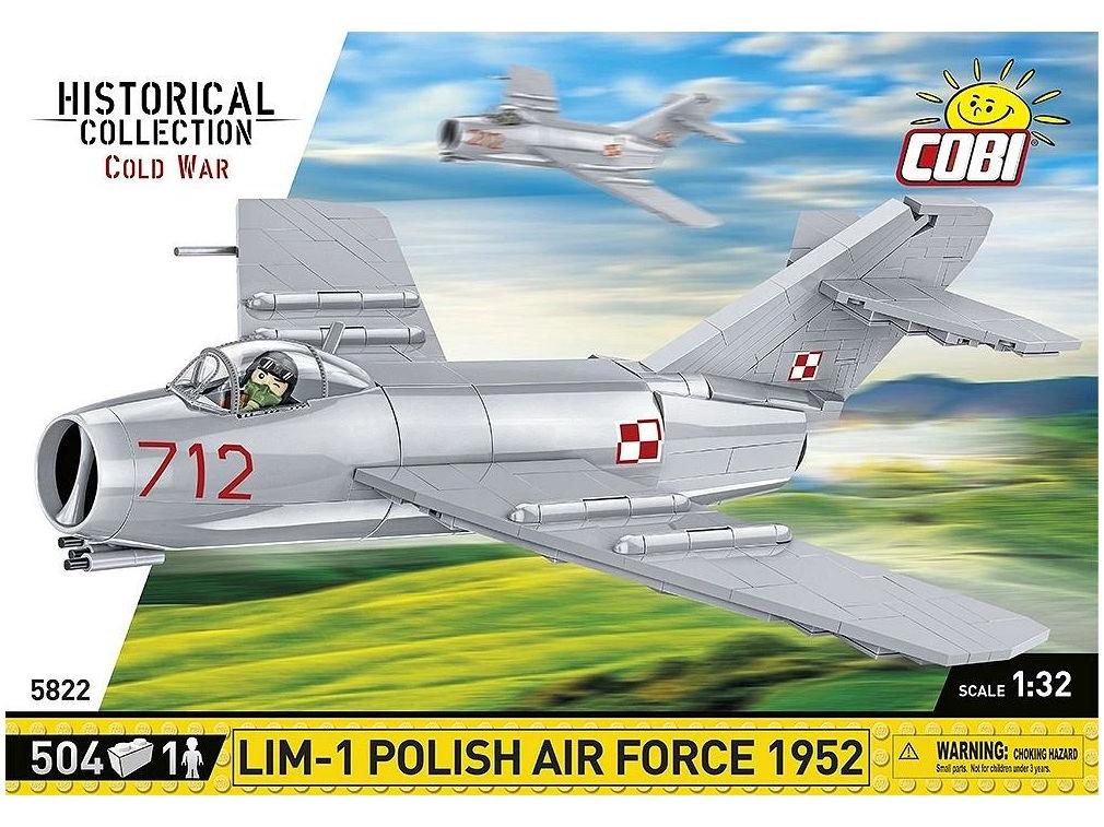 LIM -1 Polish Air Force 1952 Cold War (504 pcs) Cobi Brick Build Kit-Cobi-Diecast Model Centre