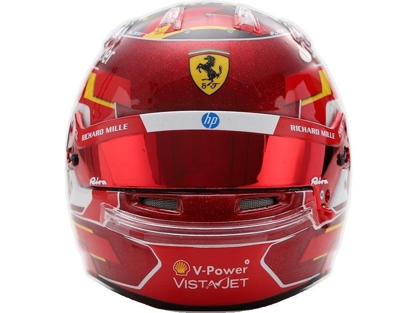 Charles Leclerc F1 Abu Dhabi GP 2024 Helmet 1:5 Scale Resin Replica – Looksmart