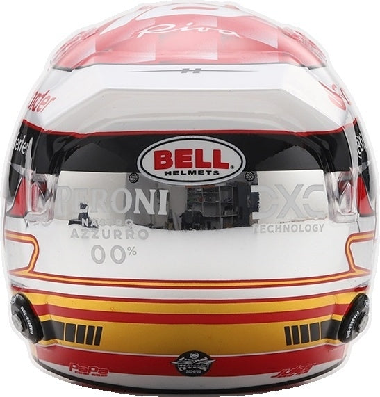 Charles Leclerc F1 Japanese GP 2024 Tribute to Jules Bianchi Helmet 1:5 Scale Resin Replica – Looksmart