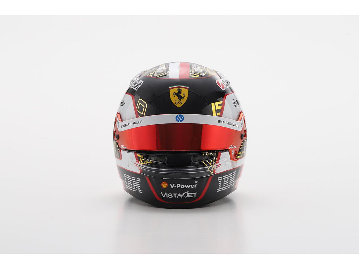 Charles Leclerc F1 Abu Dhabi GP 2025 Helmet 1:5 Scale Resin Replica – Looksmart