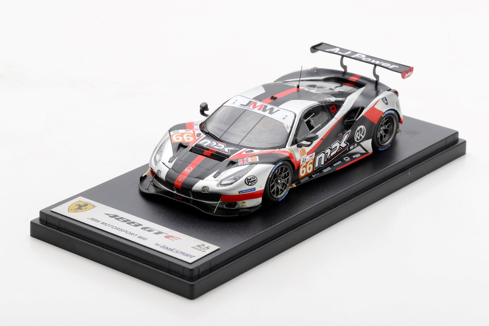 Ferrari 488 GTE EVO #66 JMW Motorsport 24H Le Mans 2022 v.d.Zande/Kvamme/Hart 1:43 Scale Looksmart Resin Model Car