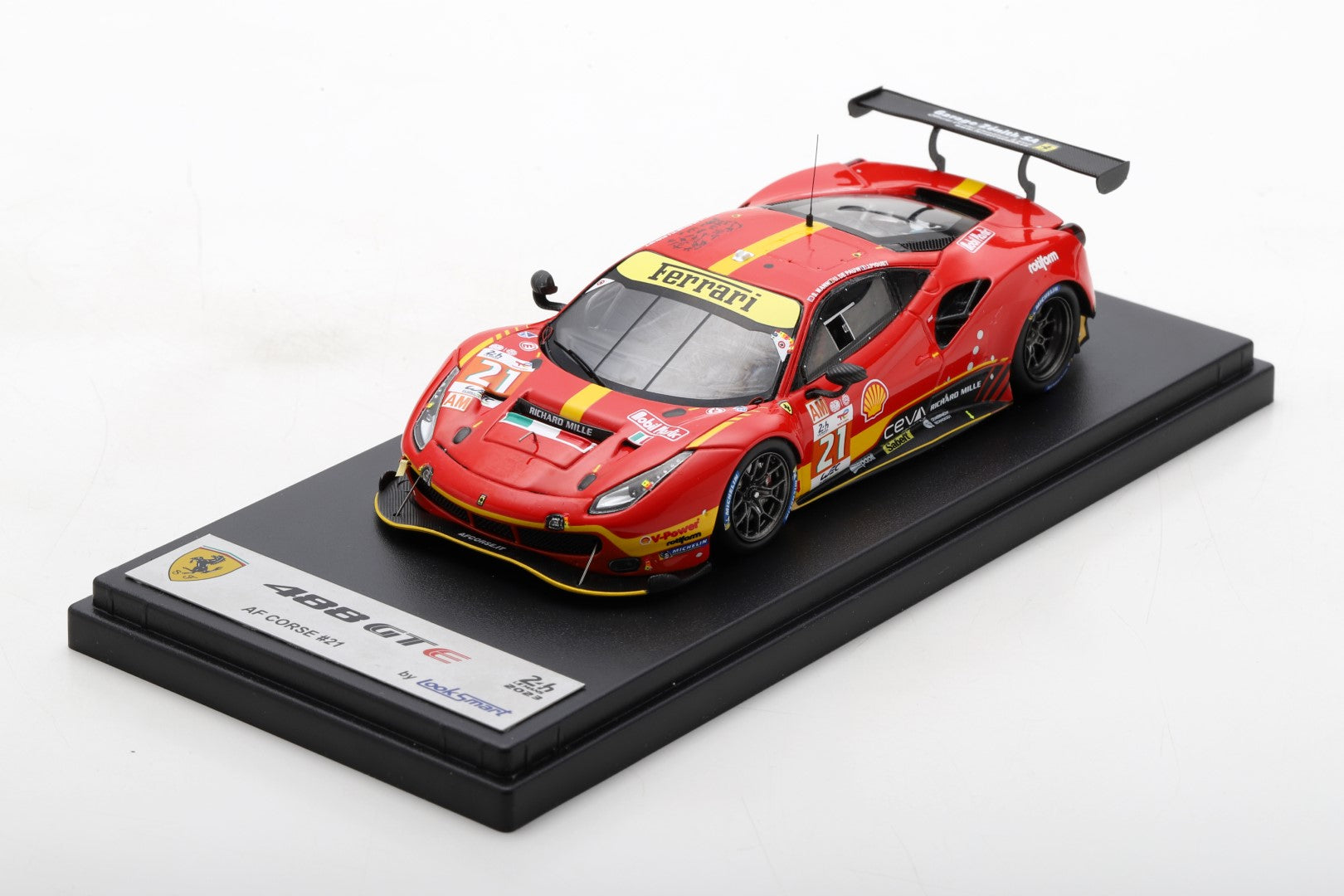 Ferrari 488 GTE EVO #21 AF Corse 24H Le Mans 2023 Mann/Piguet/de Pauw 1:43 Scale Looksmart Resin Model Car