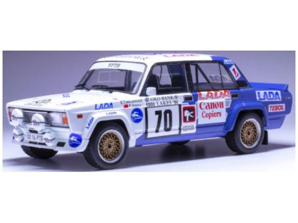 Lada 2105 VFTS #70 Tumalevicius/Videika 1000 Lakes Rallye 1986 1:18 Scale Diecast Model-IXO-Diecast Model Centre