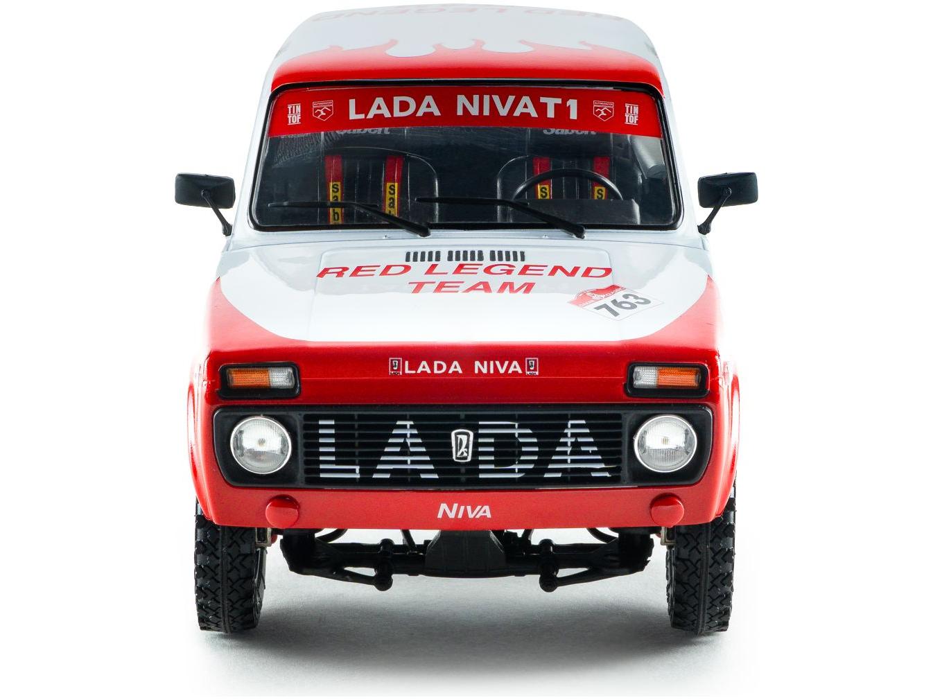 Lada Niva White #763 M.Jacober/S.Miljic Dakar Classic 2022 1:18 Scale Solido Diecast Model Car-Solido-Diecast Model Centre