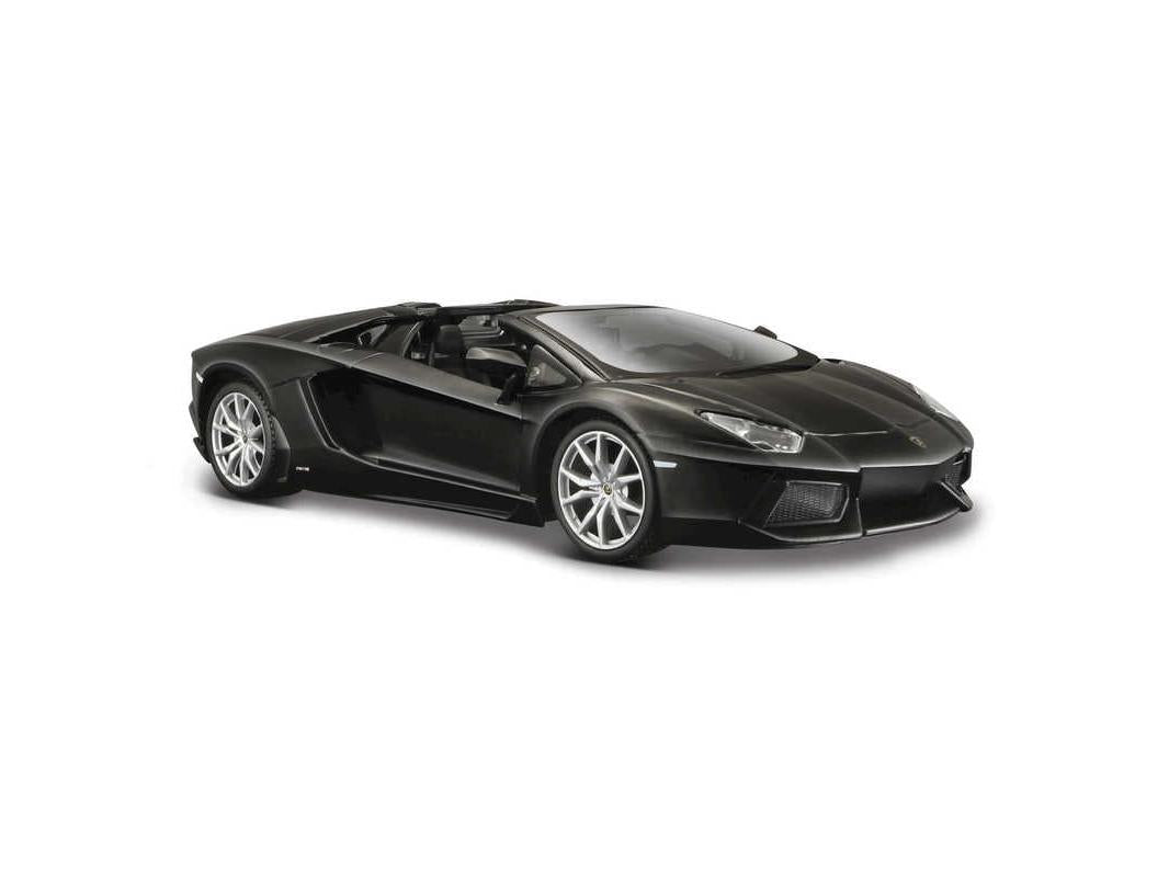 Lamborghini Aventador Roadster Matt Black 1:24 Scale Maisto Diecast Model-Maisto-Diecast Model Centre