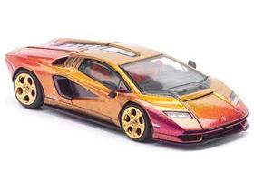 Lamborghini Countach LP 800-4 Blu Hal 1:64 Scale Pop Race Diecast Model-Pop Race-Diecast Model Centre