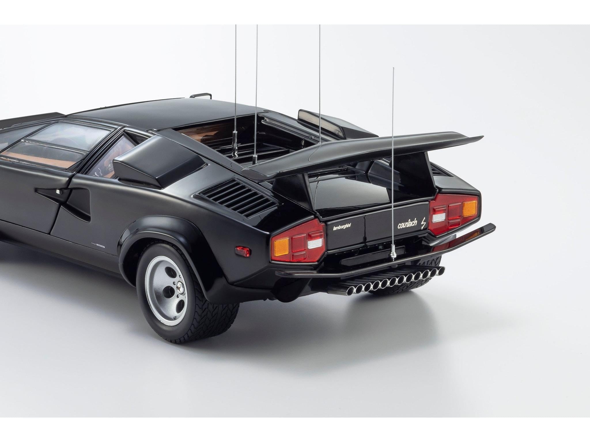 Lamborghini Countach LP400S The Cannonball Run Black 1:18 Scale Kyosho Diecast Model Car-Kyosho-Diecast Model Centre