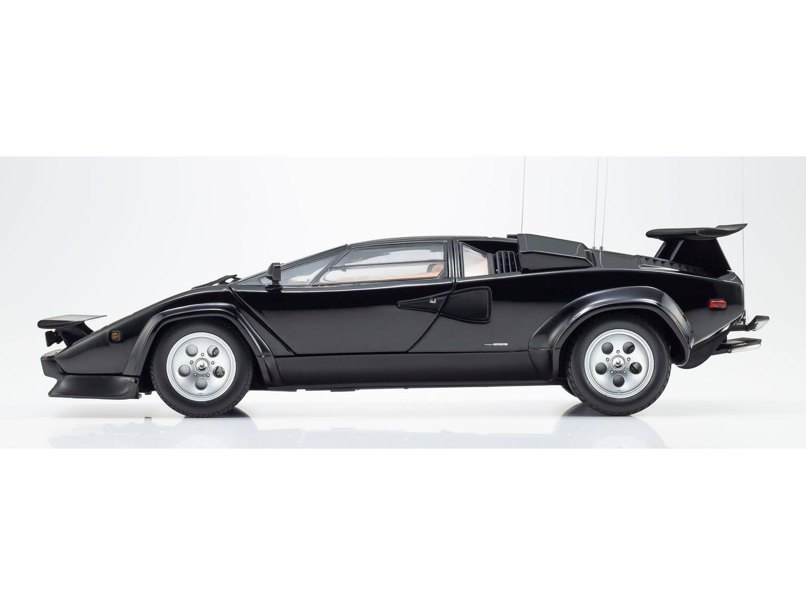 Lamborghini Countach LP400S The Cannonball Run Black 1:18 Scale Kyosho Diecast Model Car-Kyosho-Diecast Model Centre