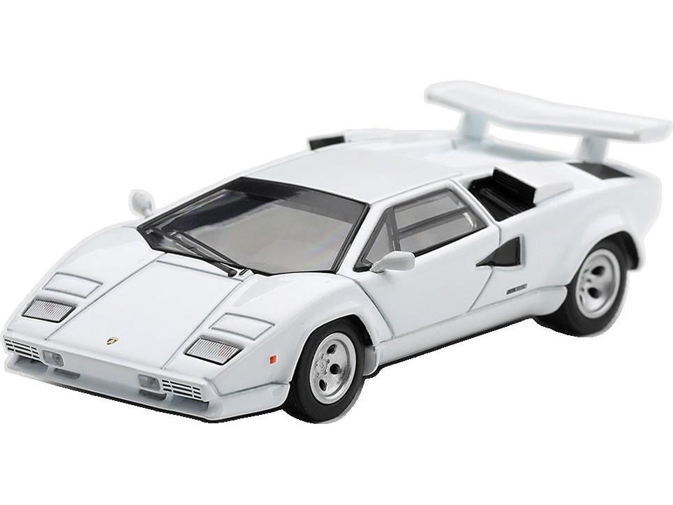 Lamborghini Countach LP500S White (LHD) Blister Packaging 1:64 Scale Diecast Car – MINI GT-MINI GT-Diecast Model Centre