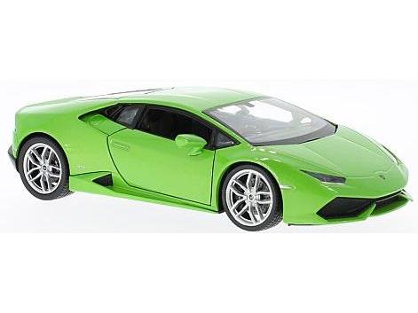 Lamborghini Huracan LP610-4 Green 1:24 Scale Welly Diecast Model-Welly-Diecast Model Centre