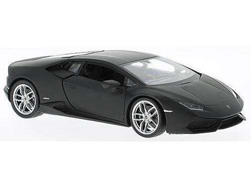 Lamborghini Huracan LP610-4 Matt Black 1:24 Scale Welly Diecast Model-Welly-Diecast Model Centre