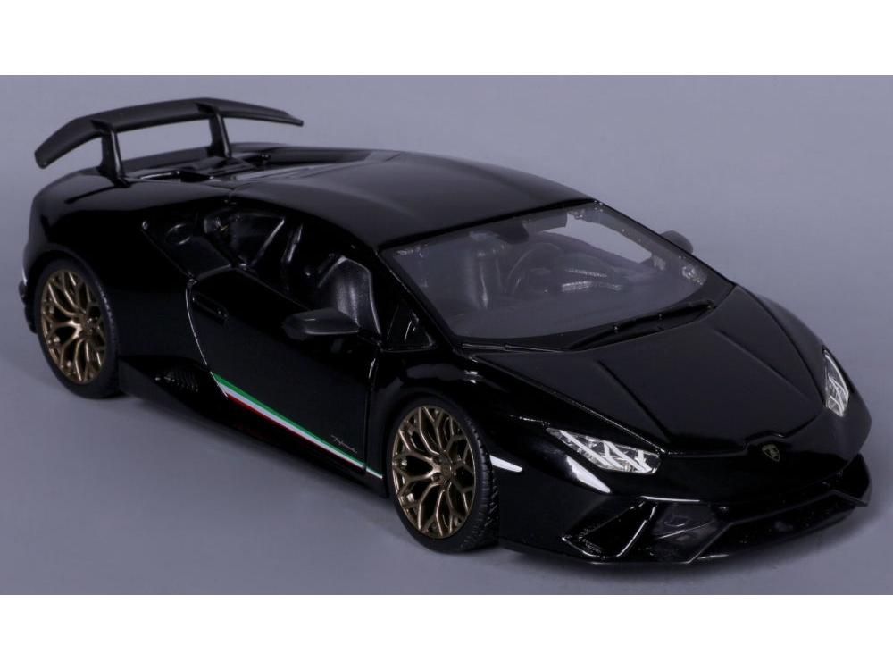 Lamborghini Huracan Performante Limited Edition Black 1:24 Scale Diecast Car – Bburago-Bburago-Diecast Model Centre