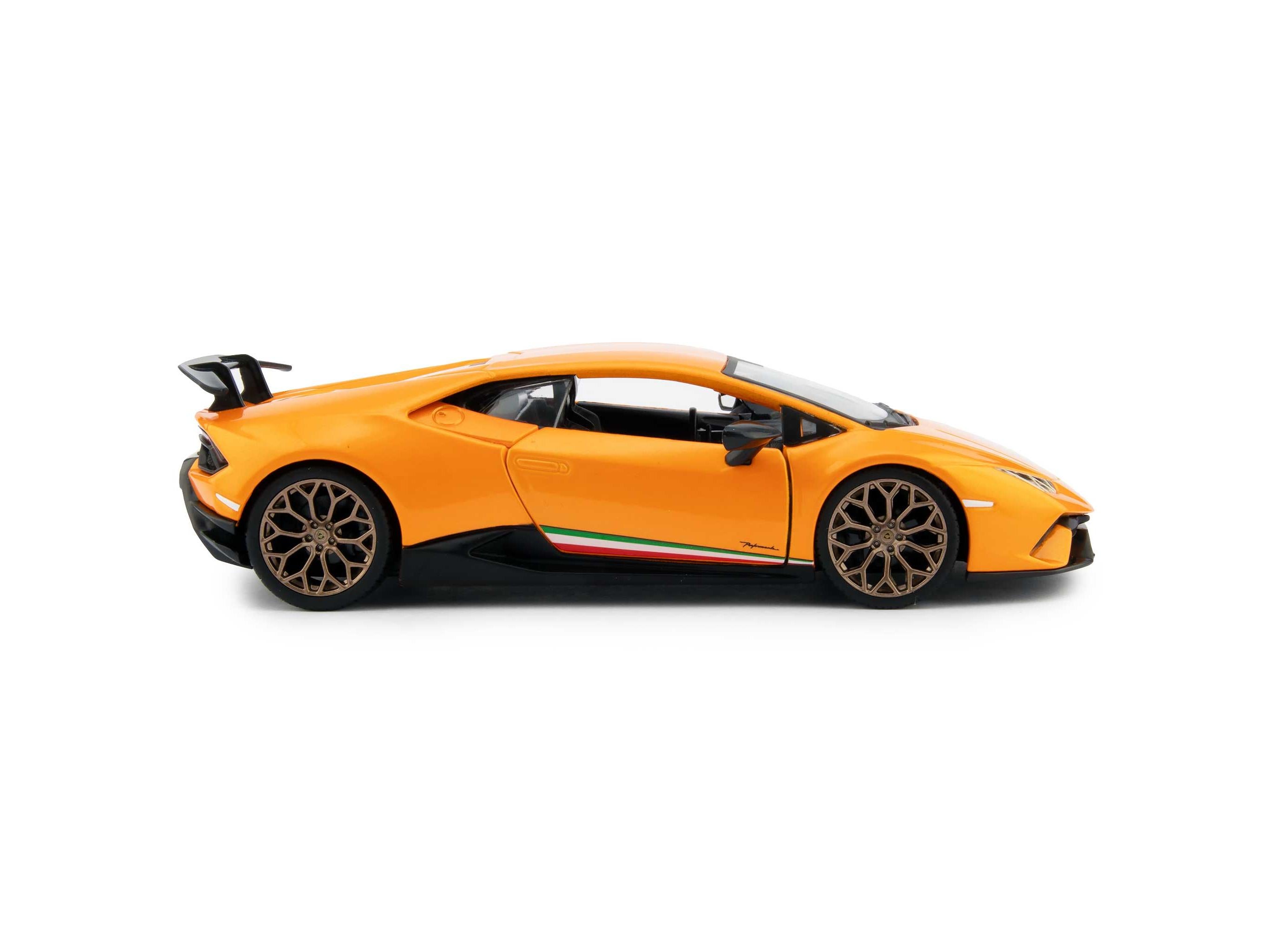 Lamborghini Huracan Performante Orange 1:24 Scale Bburago Diecast Model Car-Bburago-Diecast Model Centre