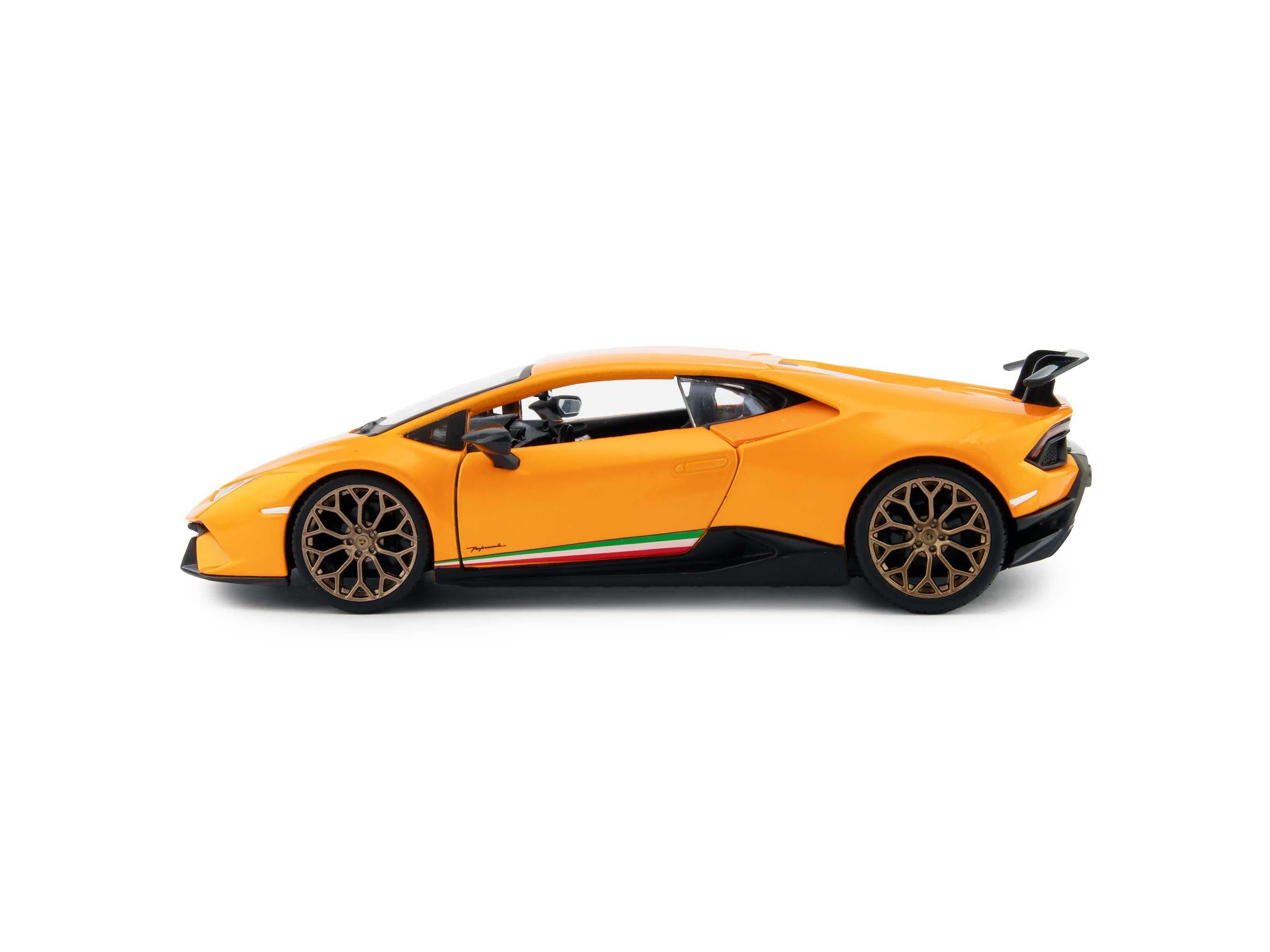 Lamborghini Huracan Performante Orange 1:24 Scale Bburago Diecast Model Car-Bburago-Diecast Model Centre
