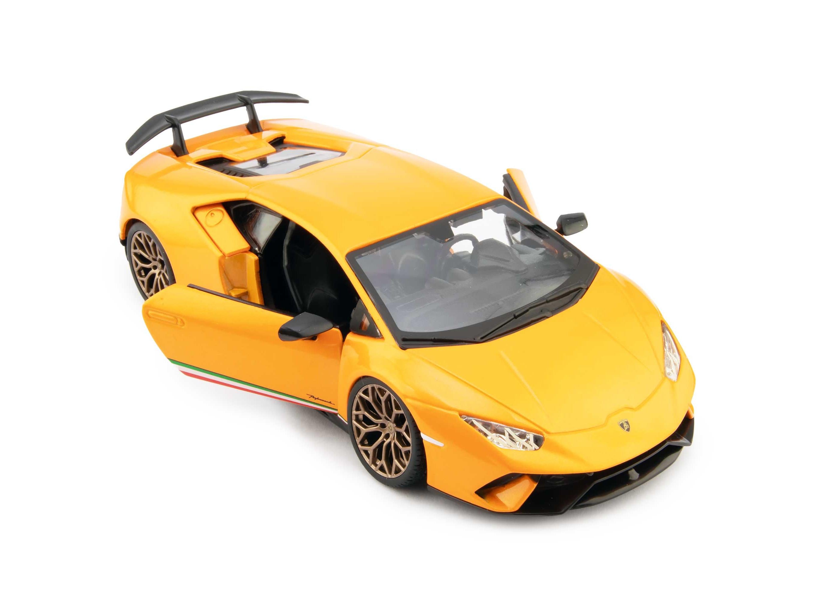 Lamborghini Huracan Performante Orange 1:24 Scale Bburago Diecast Model Car-Bburago-Diecast Model Centre