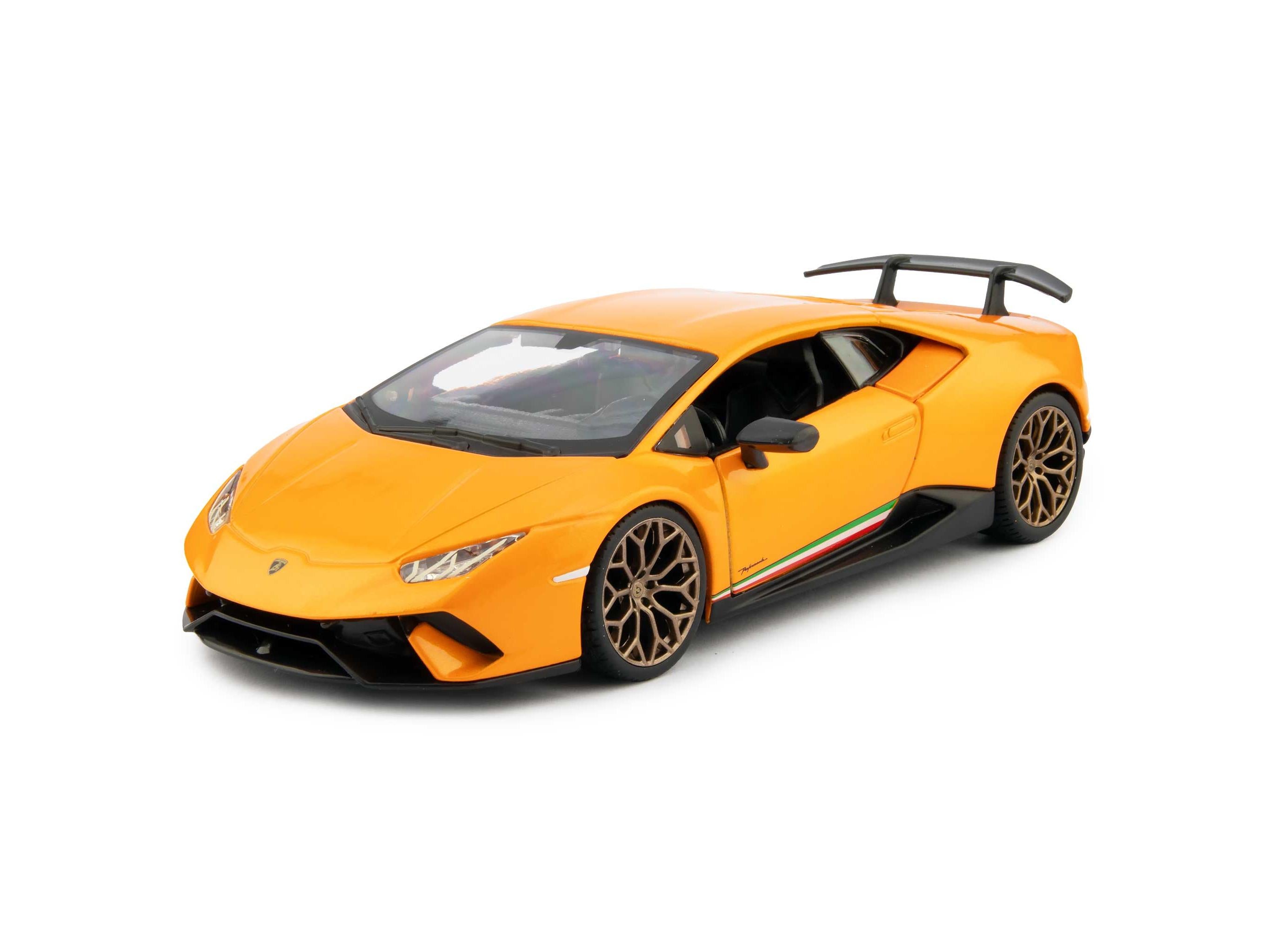 Lamborghini Huracan Performante Orange 1:24 Scale Bburago Diecast Model Car-Bburago-Diecast Model Centre