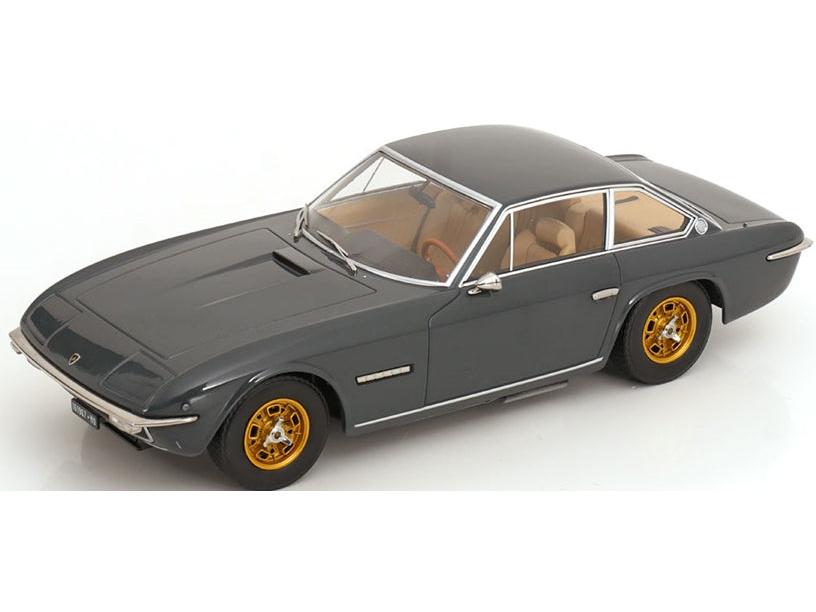 Lamborghini Islero S 1969 Grey w/Golden Rims 1:18 Scale Diecast Car – KK Scale-KK Scale-Diecast Model Centre