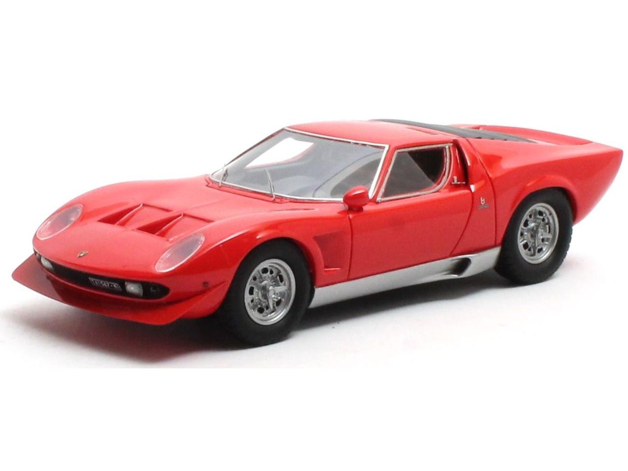 Lamborghini Miura P400S Millechiodi Red 1969 1:43 Scale Matrix Resin Model Car-Matrix-Diecast Model Centre