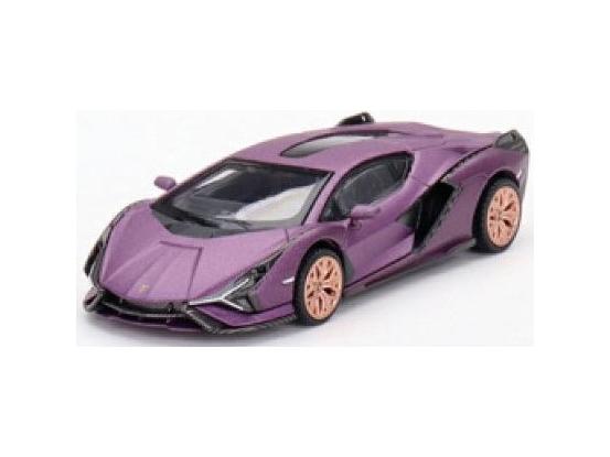 Lamborghini Sian FKP 37 Matte Viola SE30 (Hong Kong Exclusive) - 1:64 Scale Diecast Model Car-MINI GT-Diecast Model Centre