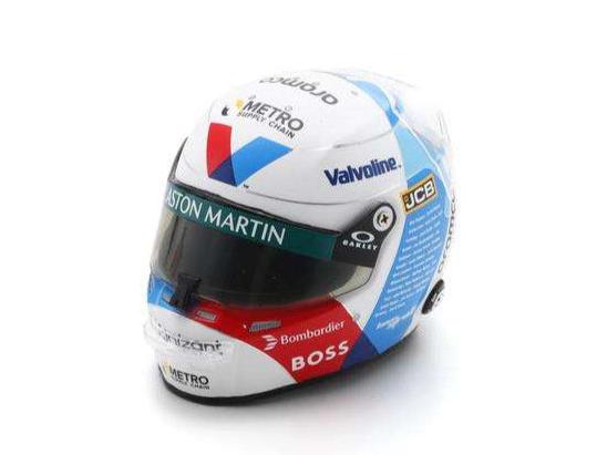 Lance Stroll F1 British GP 2024 Helmet 1:5 Scale Spark Resin Replica-Spark-Diecast Model Centre