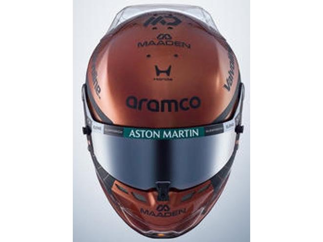 Lance Stroll F1 British GP 2026 Helmet 1:5 Scale Resin Replica – Spark-Spark-Diecast Model Centre
