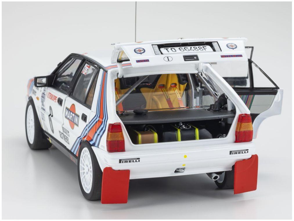 Lancia Delta HF 4WD Rally Monte Carlo 1987 Team Martini #6 1:18 Scale Diecast Model Car – Kyosho-Kyosho-Diecast Model Centre