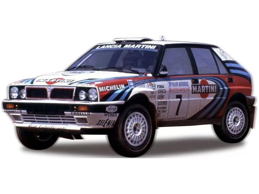 Lancia Delta Integrale 16V Acropolis Rally 1991 Winner #7 Kankkunen/Piironen 1:18 Scale Diecast Model Car – Sun Star-Sun Star-Diecast Model Centre