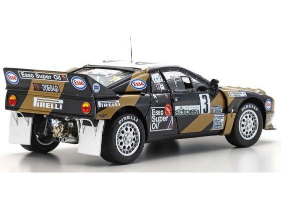 Lancia Rally 037 F. Tabaton Targa Florio 1985 Esso #3 1:18 Scale Diecast Model Car – Kyosho-Kyosho-Diecast Model Centre