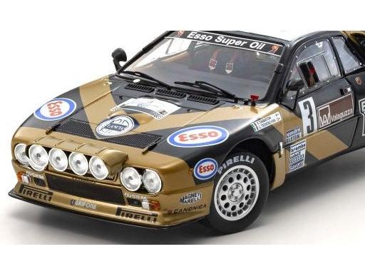 Lancia Rally 037 F. Tabaton Targa Florio 1985 Esso #3 1:18 Scale Diecast Model Car – Kyosho-Kyosho-Diecast Model Centre