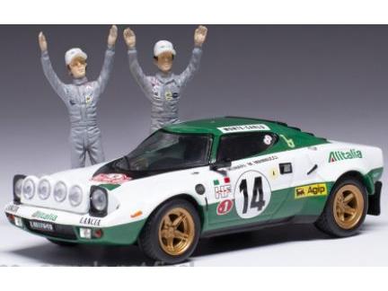 Lancia Stratos HF #14 Rally Monte Carlo 1975 1st Serie 1 w/Figures Munari/Mannucci 1:43 Scale IXO Diecast Model Car-IXO-Diecast Model Centre