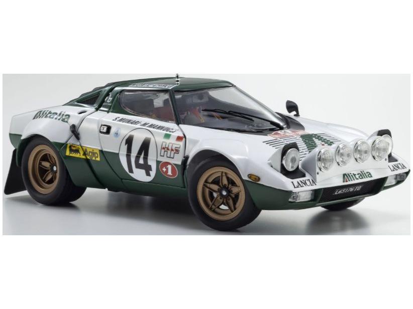 Lancia Stratos HF #14 Winner Monte Carlo Rally 1975 Sandro Munari 1:18 Scale Diecast Car – Kyosho-Kyosho-Diecast Model Centre