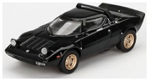 Lancia Stratos HF Stradale Nero (LHD) (Blister Packaging) 1:64 Scale MINI GT Diecast Model-MINI GT-Diecast Model Centre