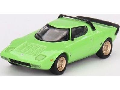 Lancia Stratos HF Stradale Verde Chiaro (LHD) 1:64 Scale MINI GT Diecast Model-MINI GT-Diecast Model Centre