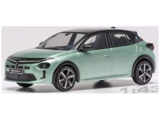 Lancia Ypsilon Green/Black 2025 1:43 Scale IXO Diecast Model Car-IXO-Diecast Model Centre